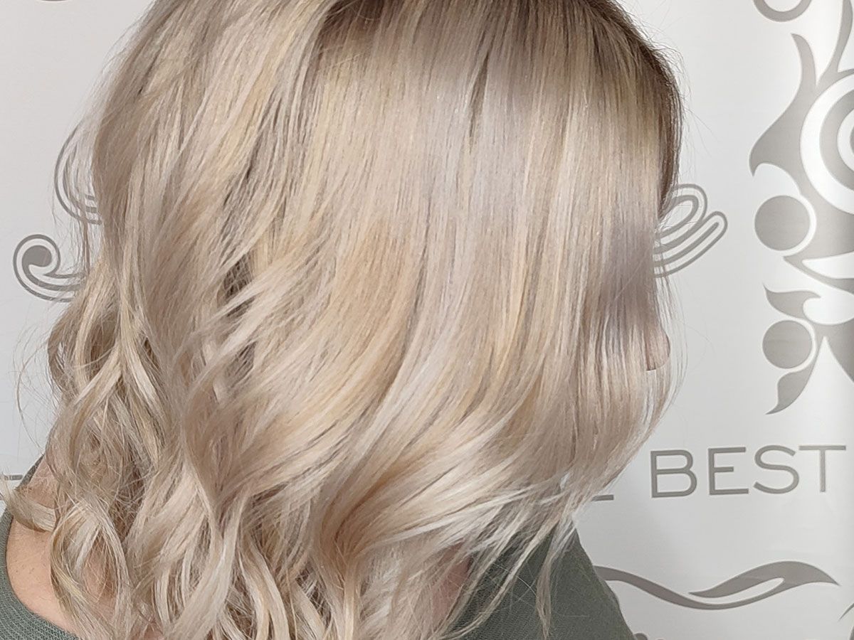 Blonde Haare